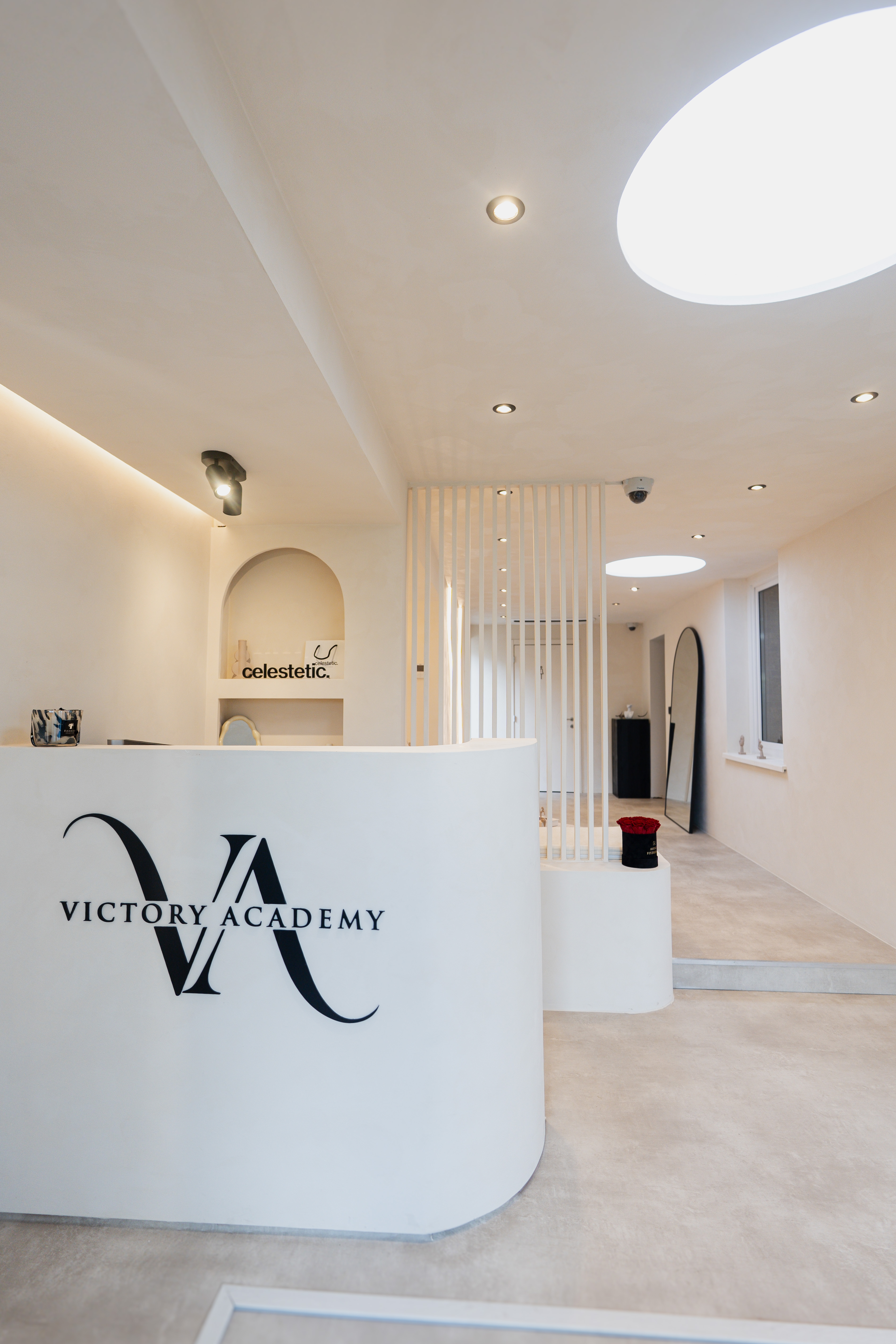 Détail soin esthétique — Victory Academy